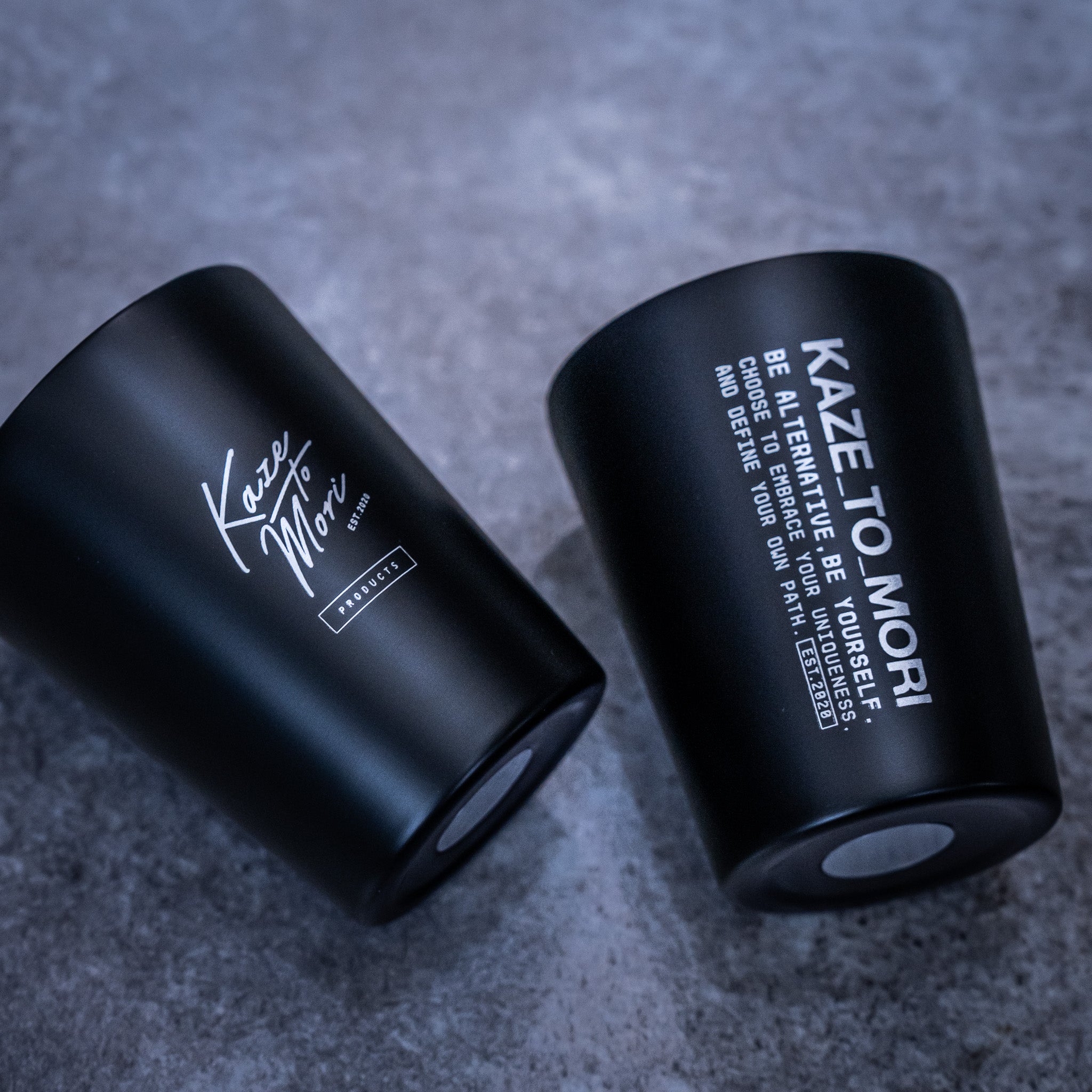 NEW_STAINLESS_THERMO_TUMBLER (BLACK) – KAZE_TO_MORI™