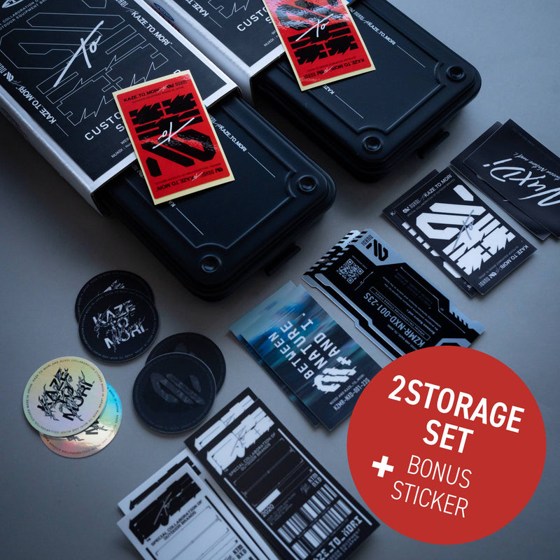 [Set of 2] CUSTOM STICKER STORAGE + Bonus Sticker