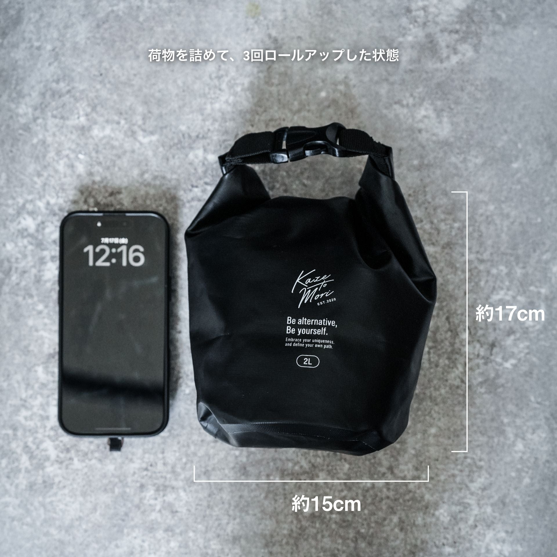 バッグ Kazetomori ROLL_TOP_DRY_BAG 2L] ROLL_TOP_DRY_BAG