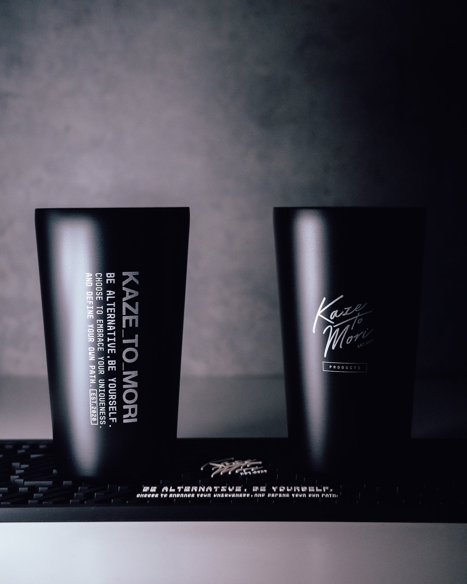 kaze to mori  タンブラー　450ml セット STAINLESS_THERMO_TUMBLER_LONG – KAZE_TO_MORI™