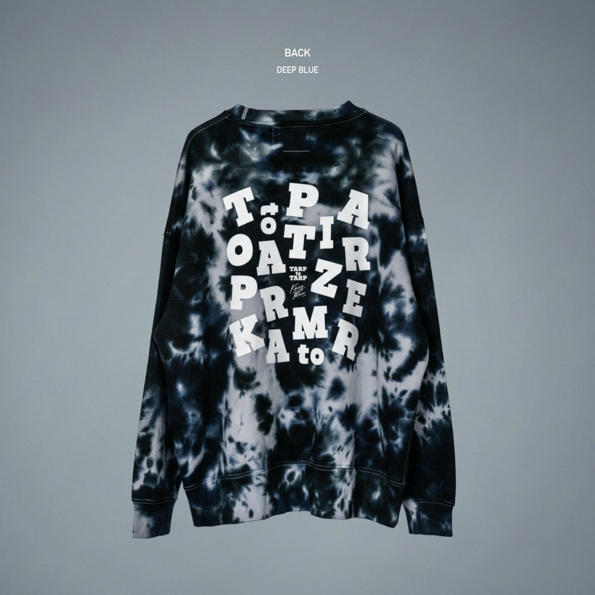 【受注販売】TIEDYE_SWEAT TARPtoTARP × KAZE_TO_MORI