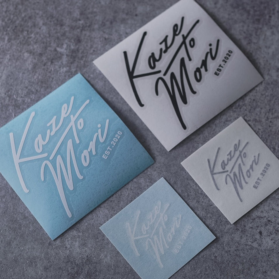 HW_DIE_CUT_STICKER_S [Dark Gray / Mat White]
